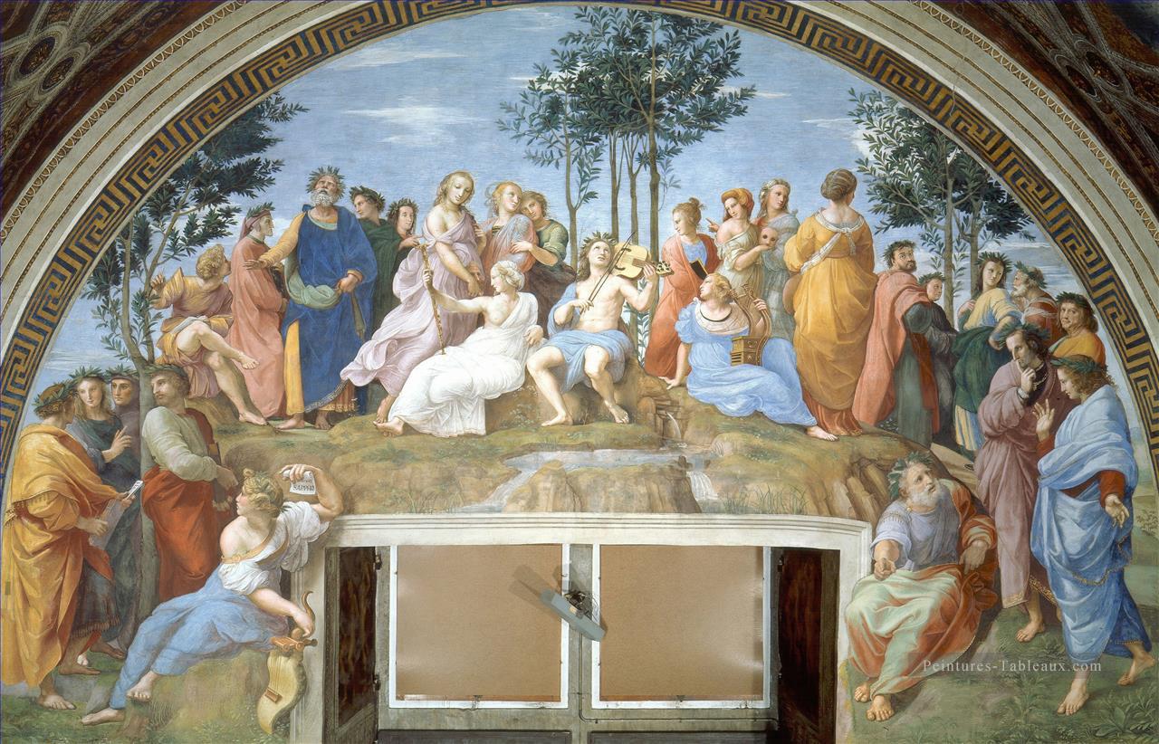 Le Parnasse Renaissance Raphaël Peintures à l'huile